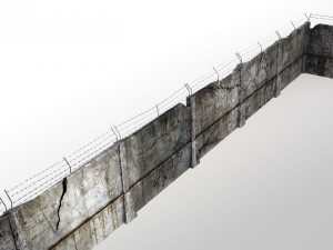 fence detailed 3D मॉडल