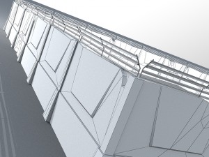 fence detailed 3D मॉडल
