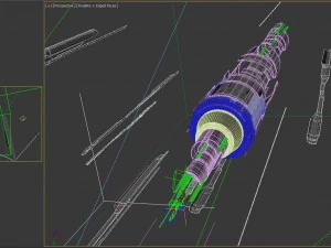 in the core 3D Model