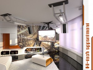 apartment high tech 3D-Modell