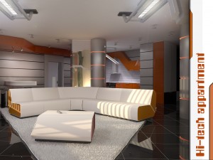 apartment high tech 3D मॉडल