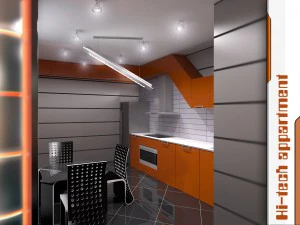 apartamento de alta tecnolog&iacute;a Modelo 3D