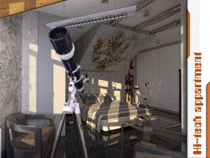 apartment high tech 3D मॉडल