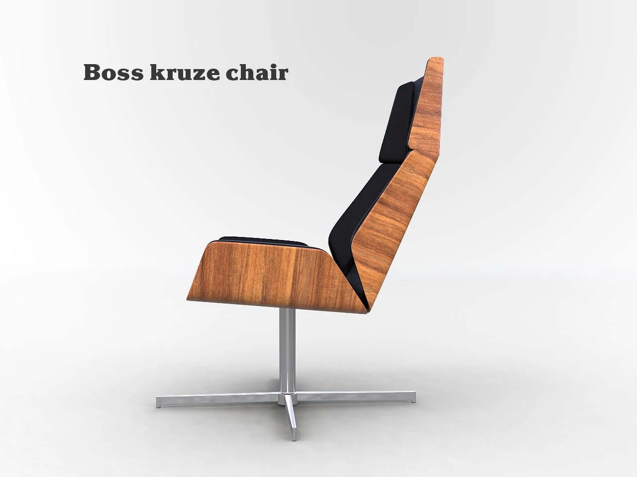 boss kruze chair 3D Model .c4d .max .obj .3ds .fbx .stl .blend