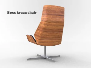 boss kruze chair 3D Model