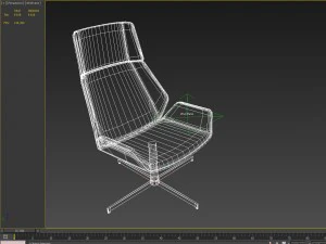 boss kruze chair 3D Model