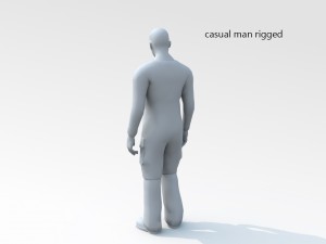 casual man rigged 3D Model
