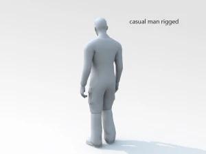 casual man rigged 3D Model