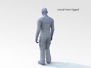 casual man rigged 3D Model