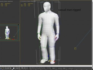 casual man rigged 3D Model