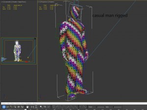 casual man rigged 3D Model
