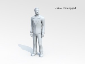 casual man 02 rigged lowpoly Modello 3D