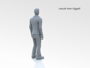 casual man 02 rigged lowpoly 3D मॉडल