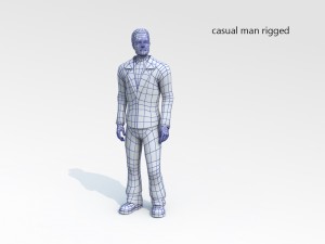 casual man 02 rigged lowpoly 3D मॉडल