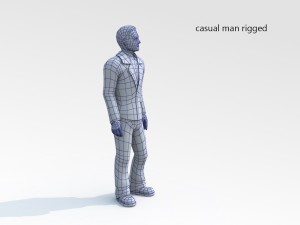 casual man 02 rigged lowpoly 3D मॉडल