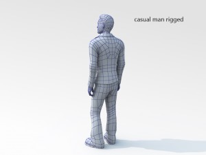 casual man 02 rigged lowpoly 3D मॉडल