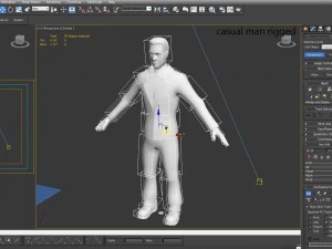 casual man 02 rigged lowpoly 3D Model