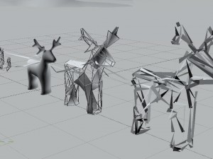 sleigh of santa claus 3D 模型