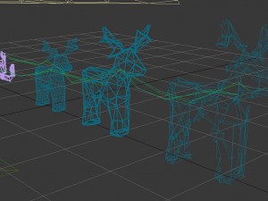 sleigh of santa claus 3D 模型