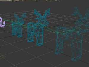 sleigh of santa claus 3D Model