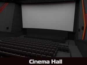cinema hall 3D-Modell