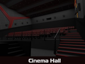 cinema hall 3D-Modell