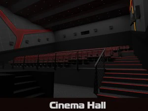 cinema hall 3D Model