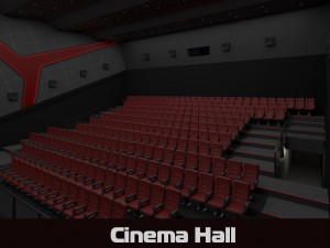 cinema hall 3D-Modell