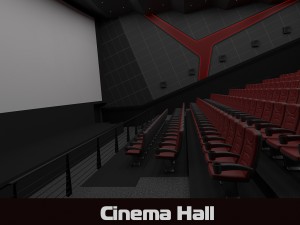 cinema hall 3D-Modell