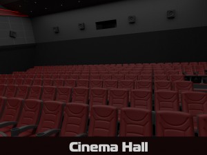cinema hall 3D-Modell