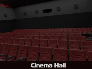 cinema hall 3D Model