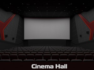 cinema hall 3D-Modell