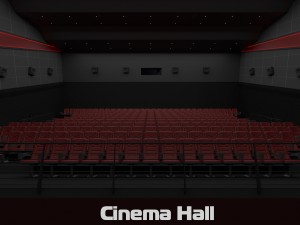 cinema hall 3D-Modell