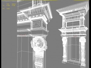 classical fireplace 3D मॉडल