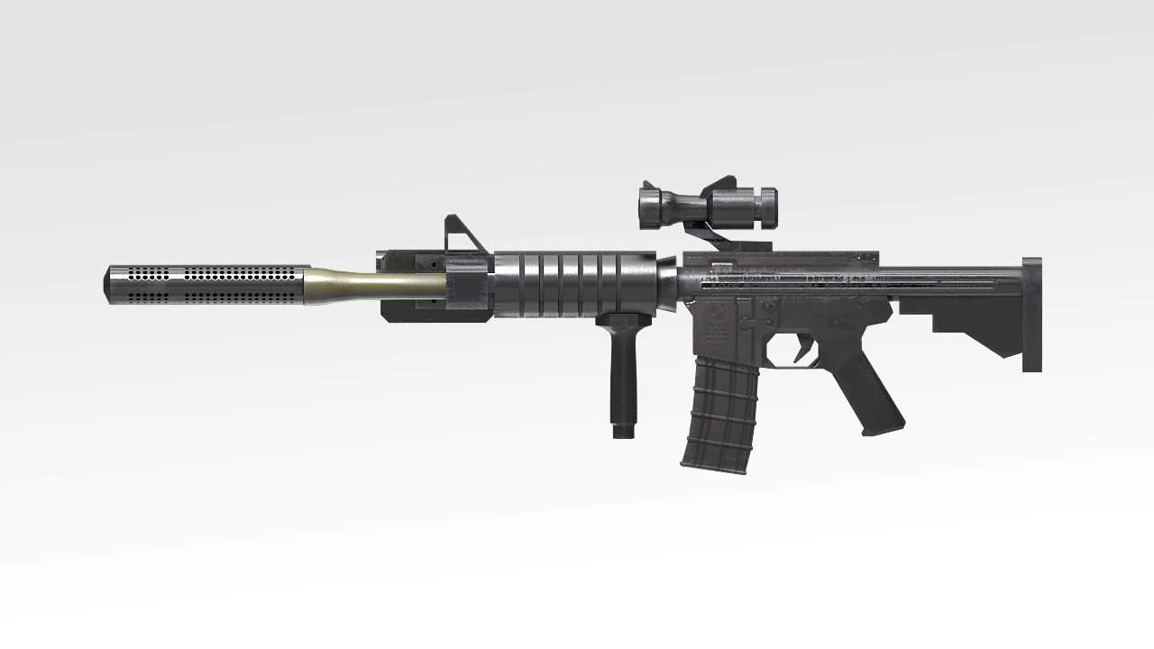 colt c8 canada rifle 3D Model .c4d .max .obj .3ds .fbx .stl .blend 