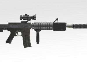 colt c8 canada rifle 3D Модель