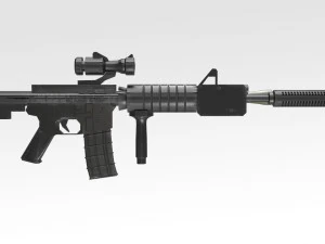 colt c8 canada rifle 3D Model