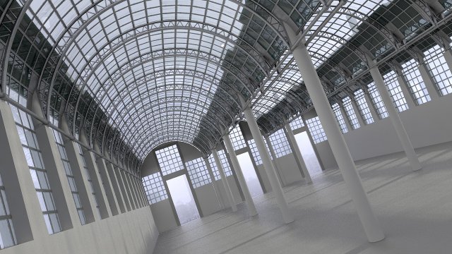 depot hangar Model 3D .c4d .max .obj .3ds .fbx .stl .blend 