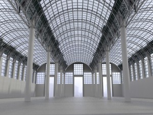 depot hangar Model 3D