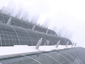 depot hangar Model 3D