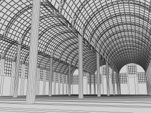 depot hangar Model 3D