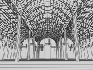 depot hangar Model 3D