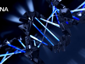 dna animated Modello 3D