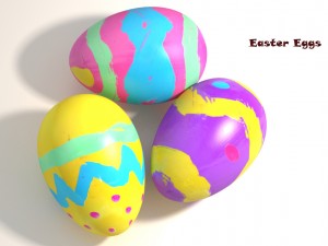 easter eggs pbr 3D Model