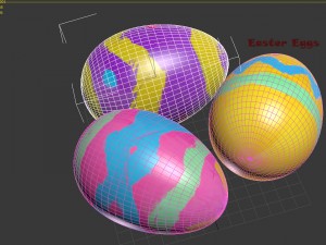 easter eggs pbr 3D Model