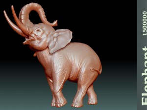 elephant stl 3D Print Model