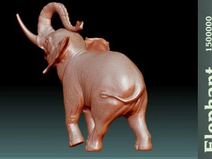 elephant stl 3D Print Model