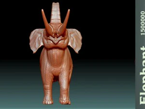 elephant stl 3D Print Model