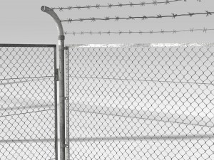 rabitz fence 40000 tris 3D Model