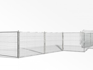 rabitz fence 40000 tris 3D Model